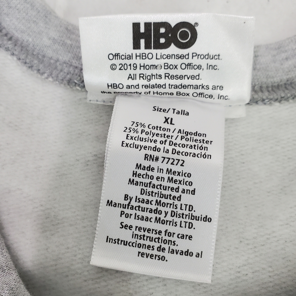 Game Of Thrones HBO Mother Of Dragons Sweatshirt EUC Unisex XL - Picture 7 of 10